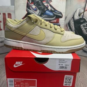 New Nike Dunk Low Khaki Gum Mens 9 Dz4513-200